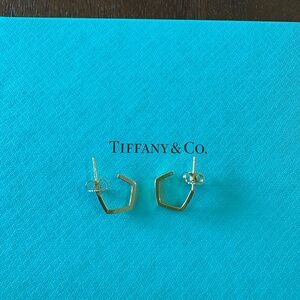 RARE Tiffany & Co. 18k Gold hoop Earrings